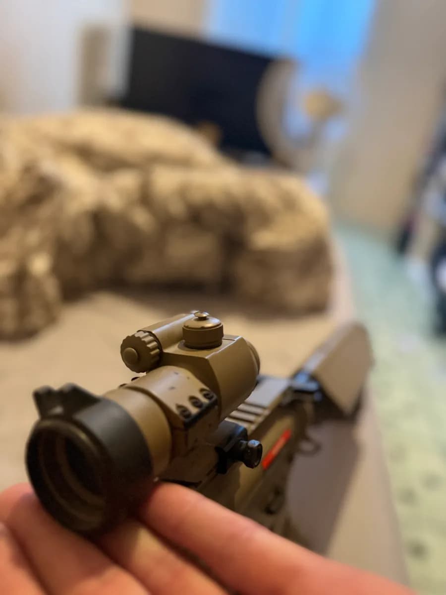 Réplique airsoft type AR-15 / M4 - Tan mini 3