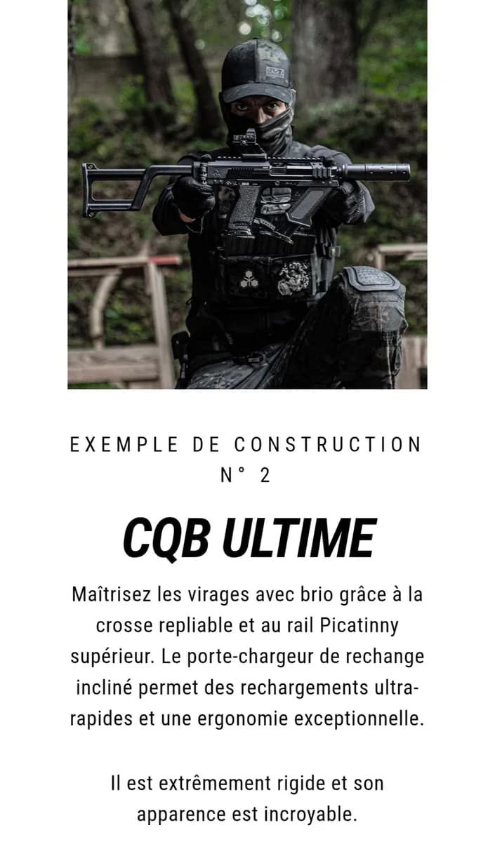SSX23 High Power + Kit Nano-Carbine CQB mini 4