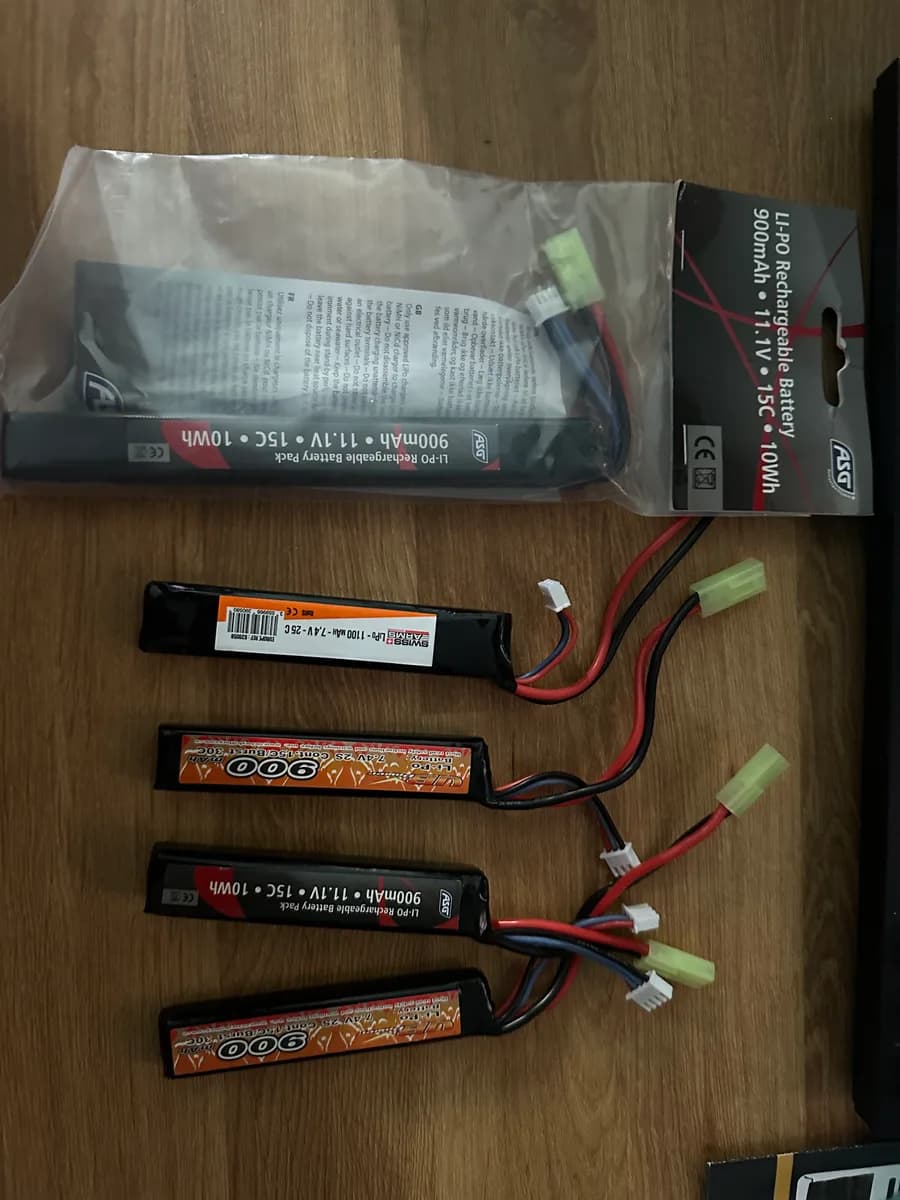 🔋 Batteries Li-Po Airsoft – Lot