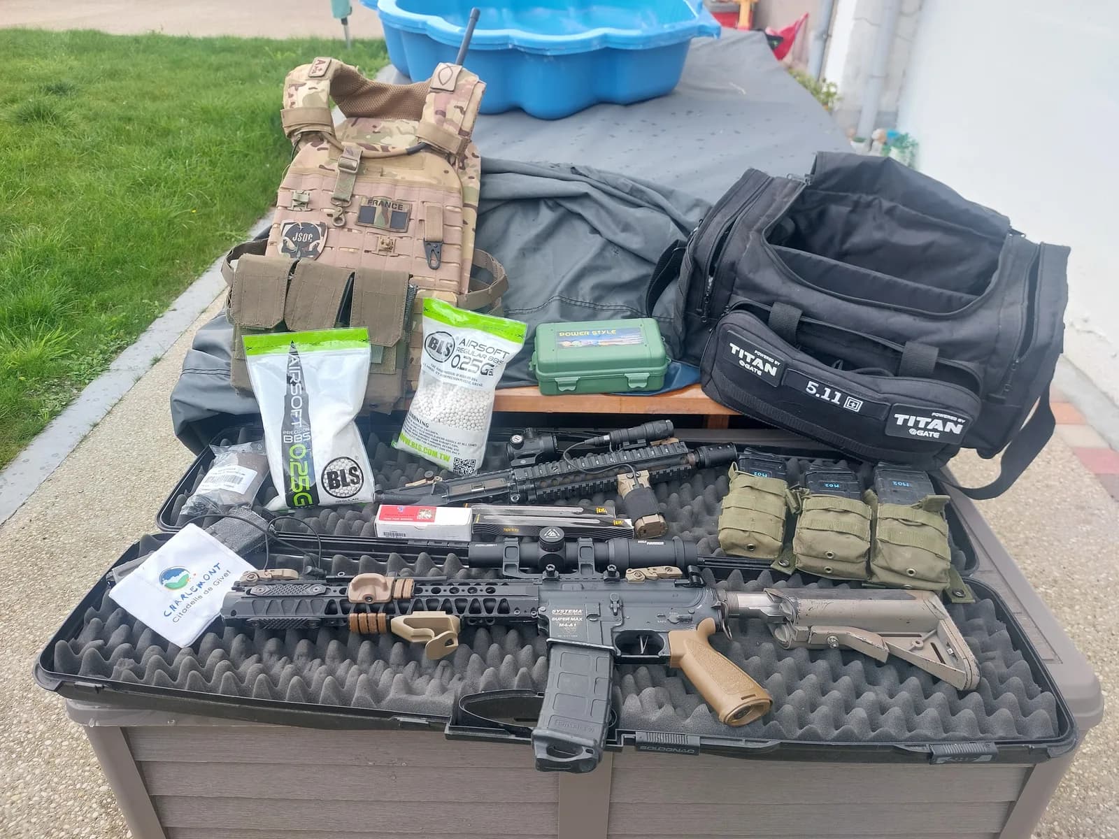 Pack Systema PTW Super Max M4-A1 avec upper, lunette visée
