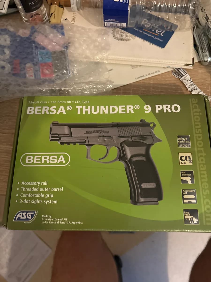Replique pistolet bersa mini 5
