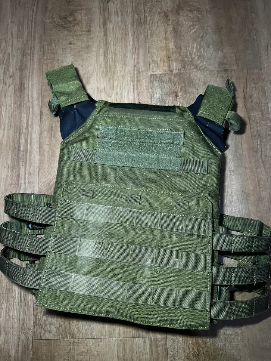 Plate carrier tactique vert OD mini 1