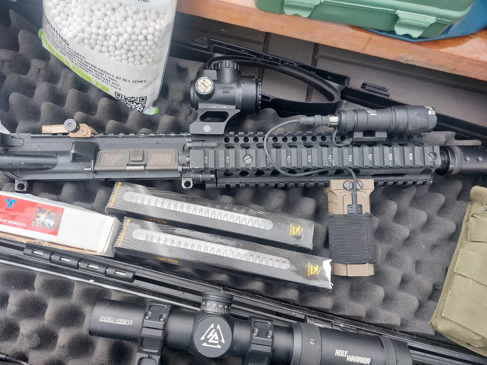 Pack Systema PTW Super Max M4-A1 avec upper, lunette visée mini 3
