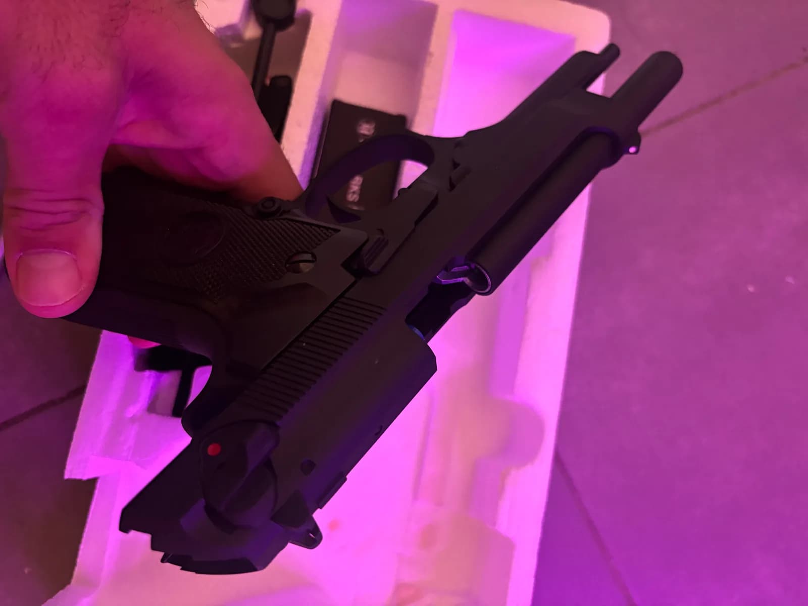 KJ Works M9 Full Metal GBB – Gaz Blowback – Boîte d'origine mini 1