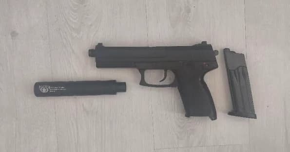 MK23 SOCOM - ASG / ABS, Métal