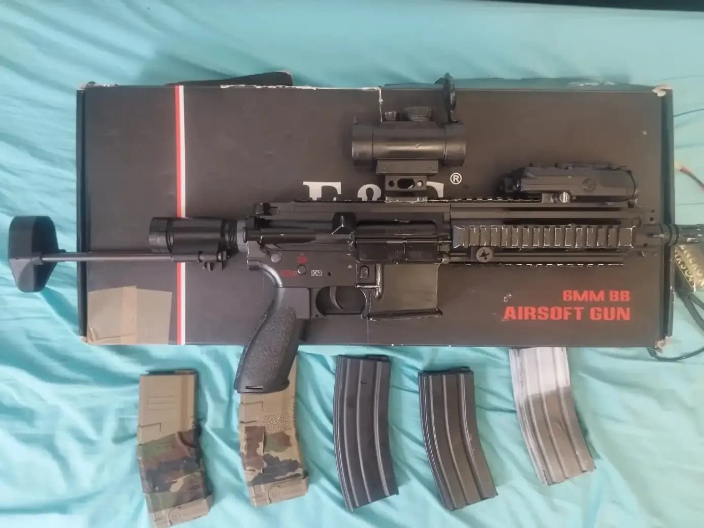 Pack Complet HK416C E&C Full Métal mini 1