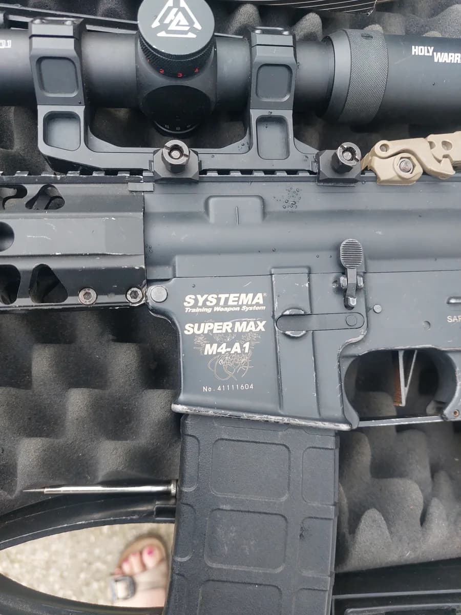 Pack Systema PTW Super Max M4-A1 avec upper, lunette visée mini 2