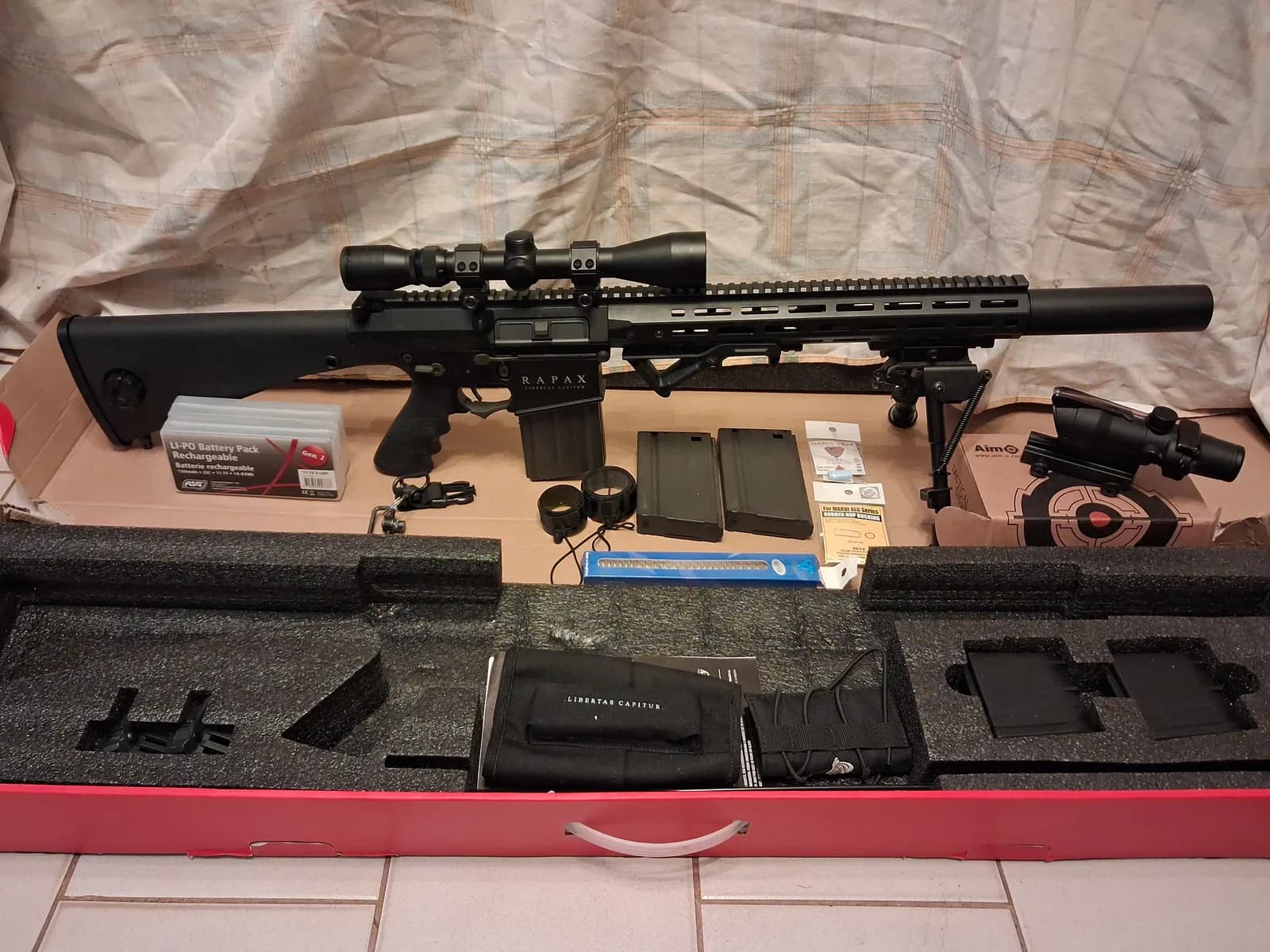 Fusil DMR Legion Rapax XXI M3 AEG Secutor