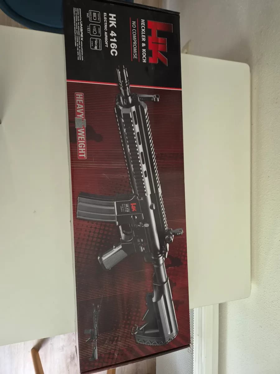 HK416C AEG + Viseur Red Dot Lancer Tactical