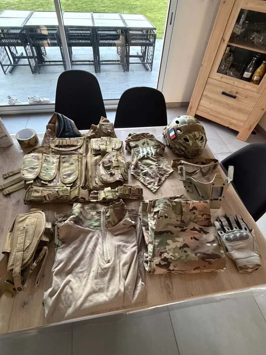 Pack Airsoft Lancer Tactical M4 AEG Gen 2 + équipements mini 1