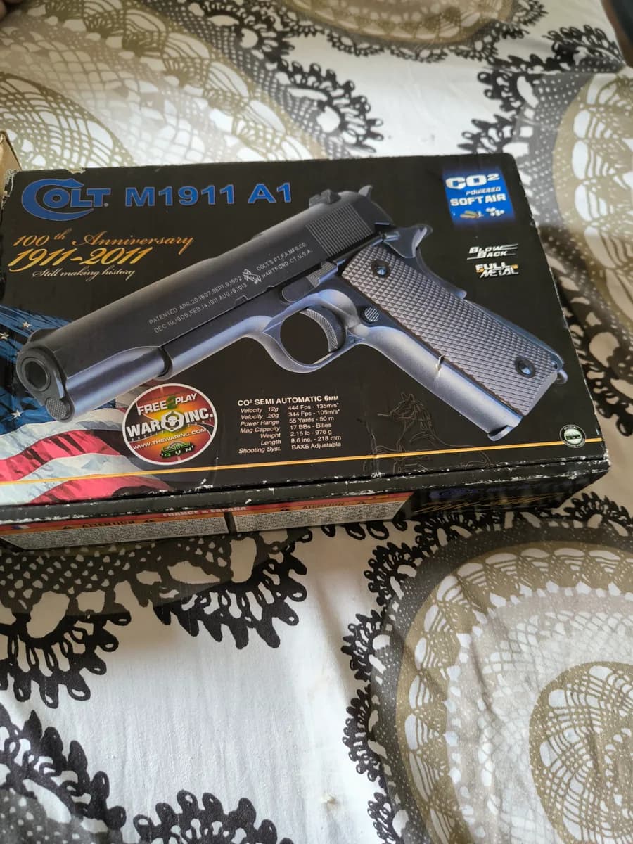 Colt M1911 A1 édition 100e anniversaire et Co2 mini 1