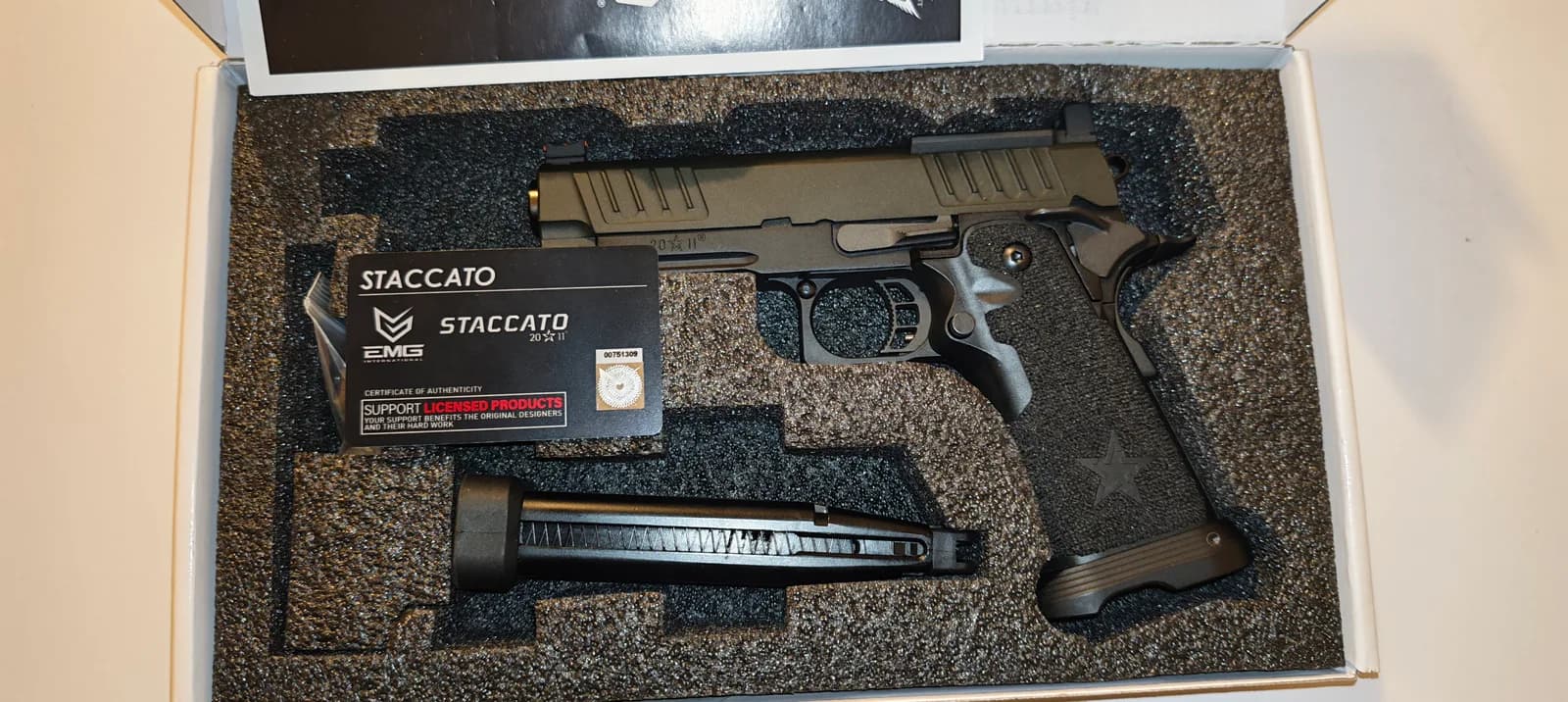 Vends Staccato 2011 P (upgrade version)