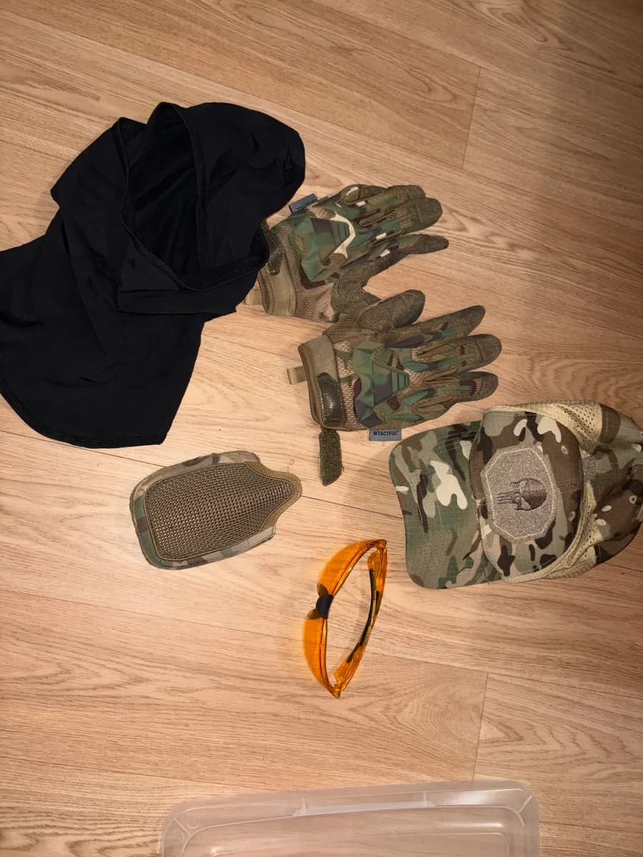 Lot airsoft complet M4 + équipement tactique – Fonctionnel mini 7