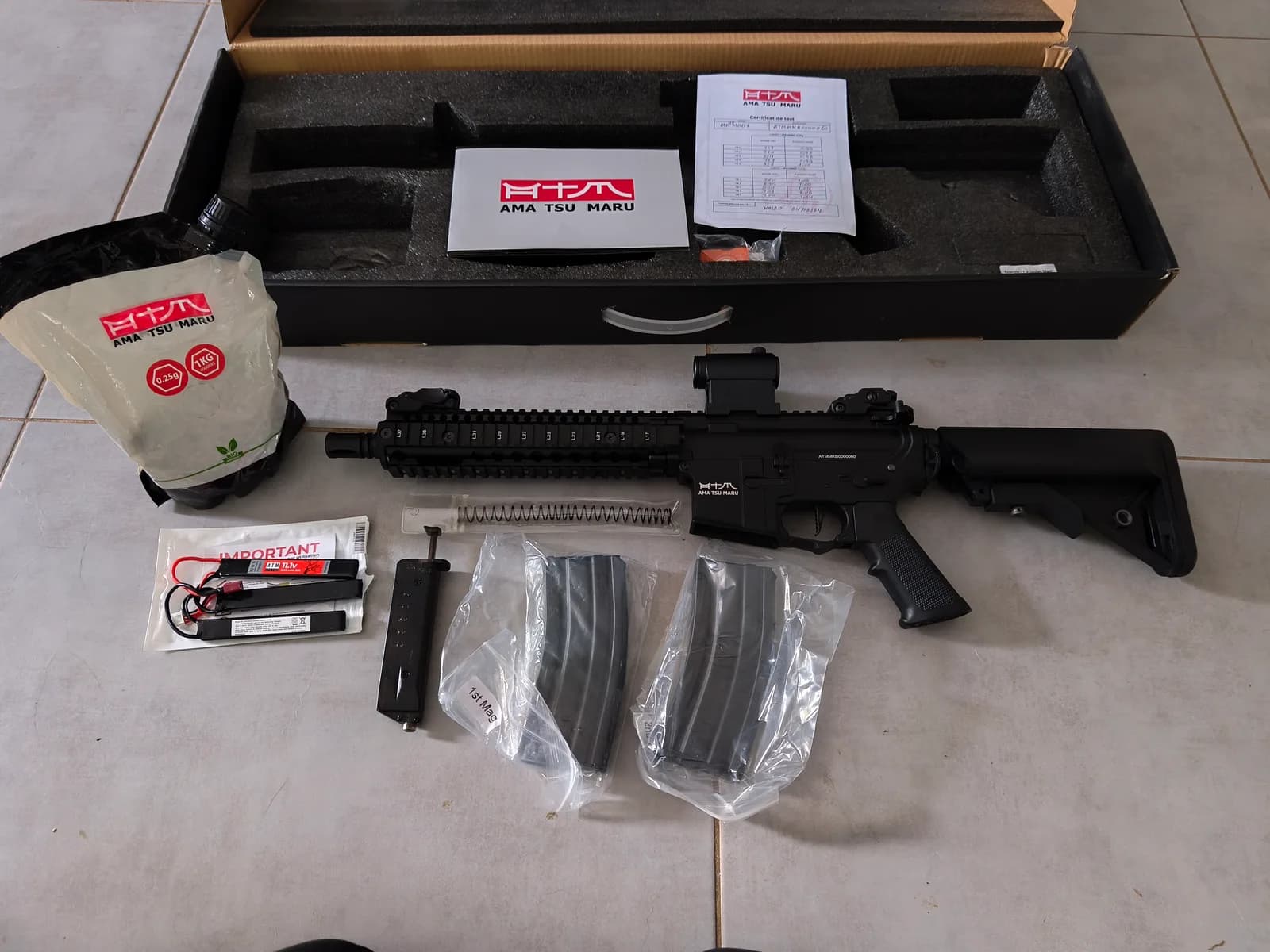 Réplique MK 18 Mod 1 Noir - NEUF JAMAIS UTILISER