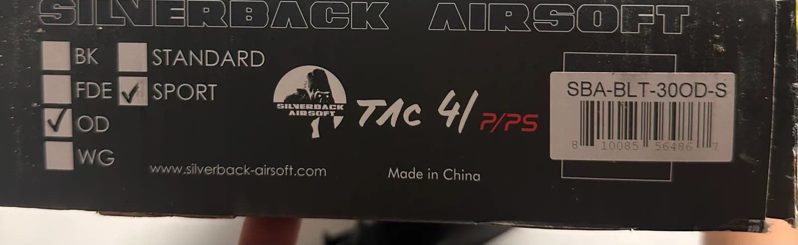 Tac 41 OD sport silverback mini 1
