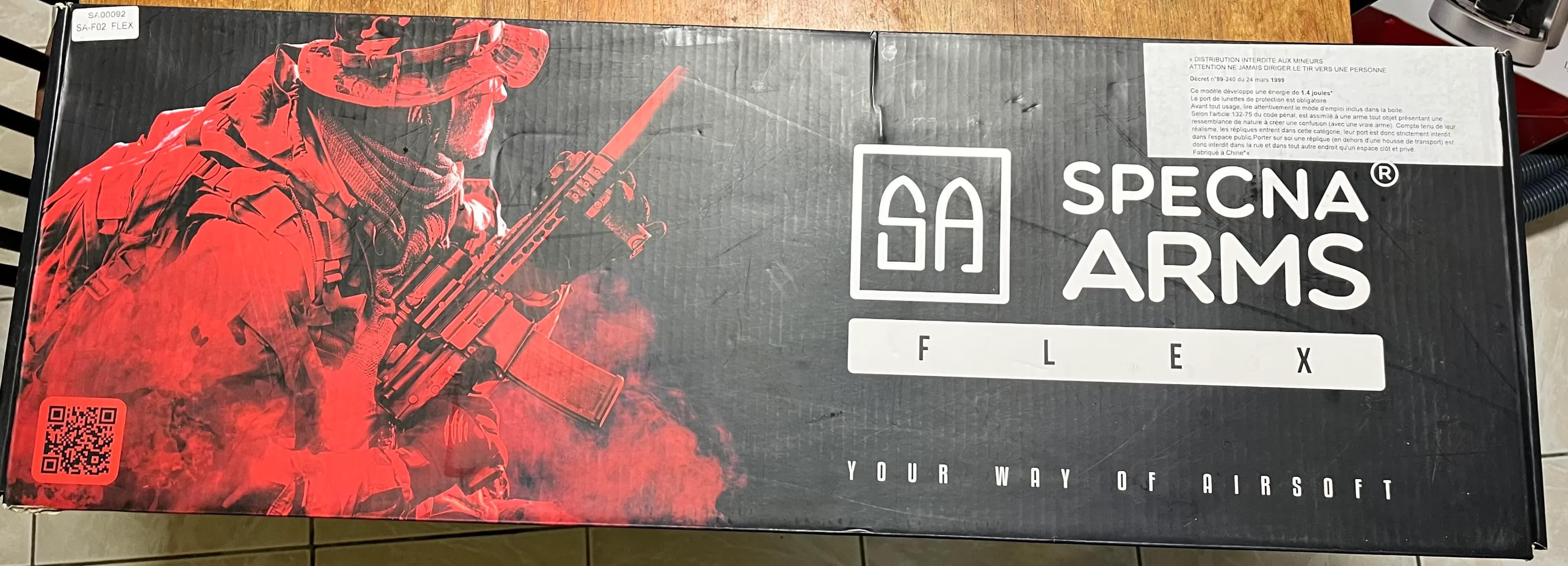 Fusil Airsoft Specna Arms SAF02 comme neuf mini 2