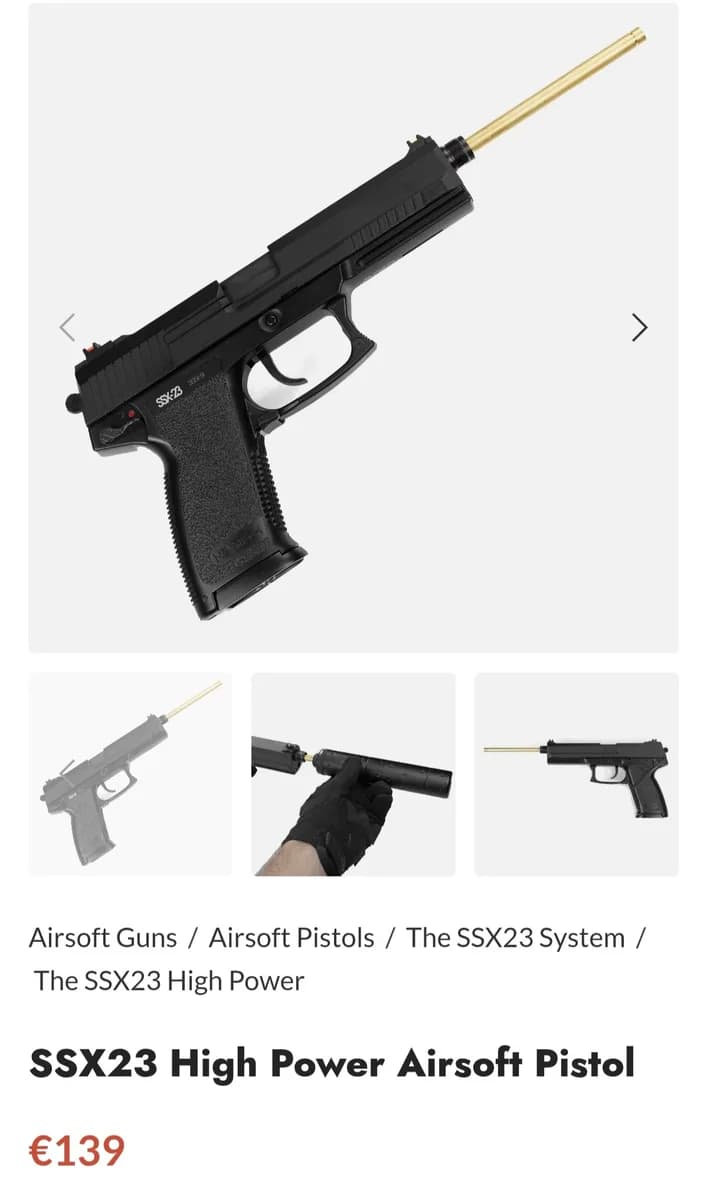 SSX23 High Power + Kit Nano-Carbine CQB mini 3