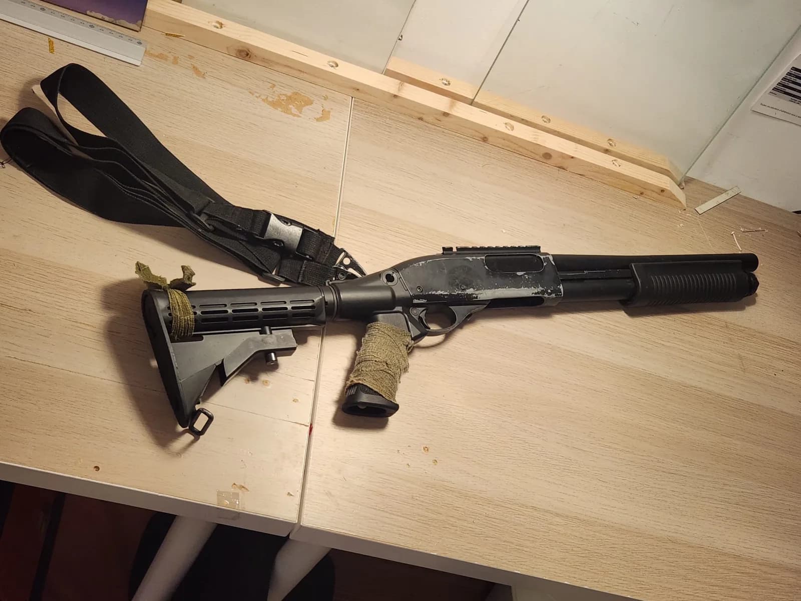 Fusil à pompe gaz