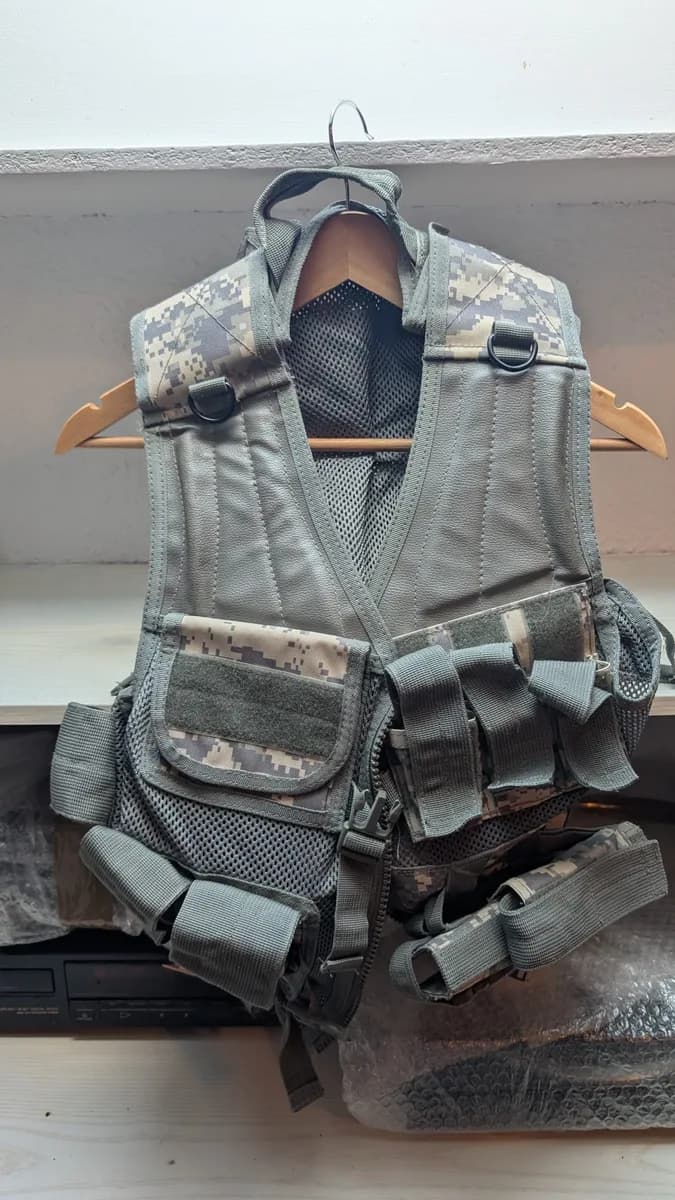 Gilet tactique, lunette
