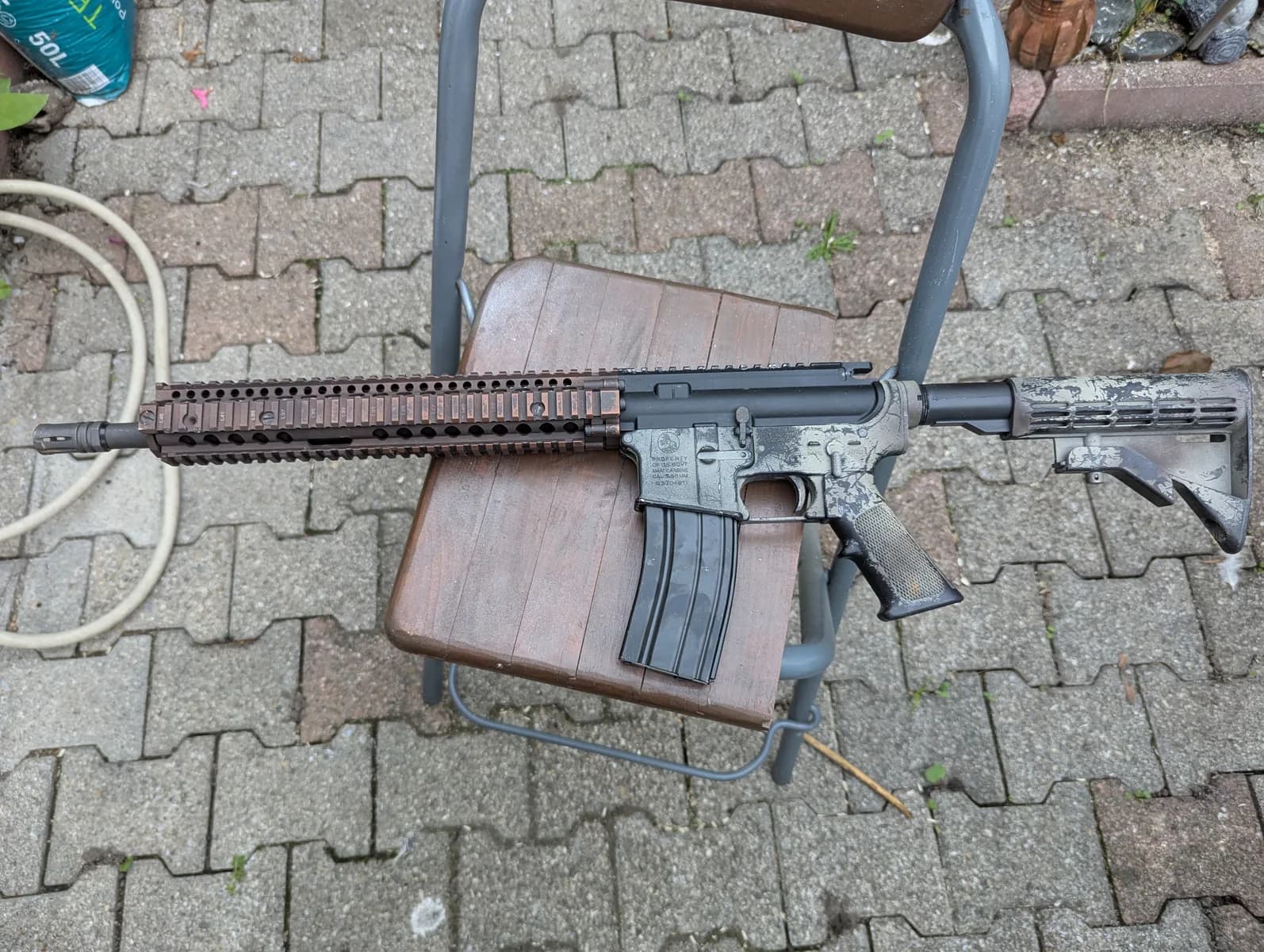 Colt M4 GBBR Custom Daniel Defense RIS II FSP mini 2