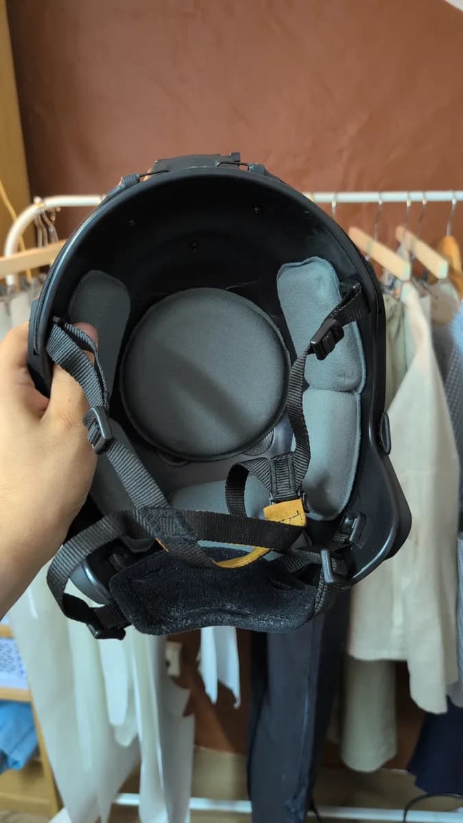 Casque FAST noir et masque de protection mini 2