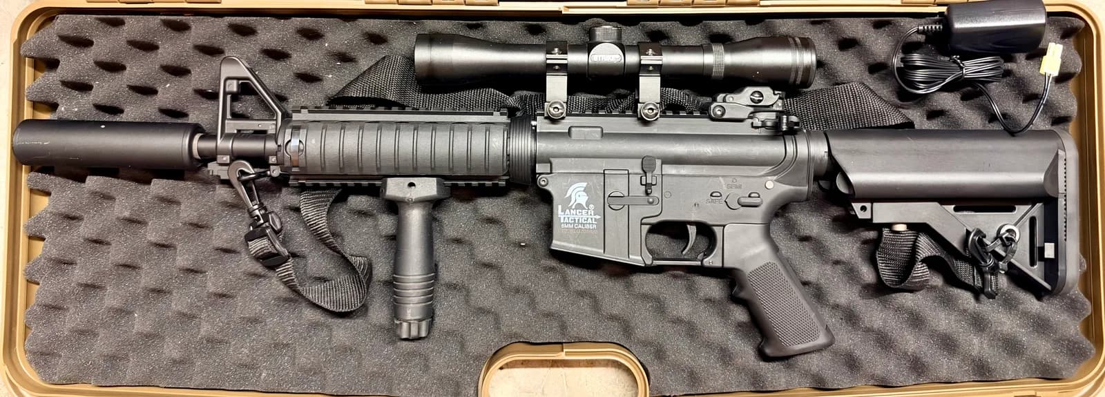 M4 LT-04 GEN2 M4 RIS Version 2 Lancer Tactical AEG mini 1