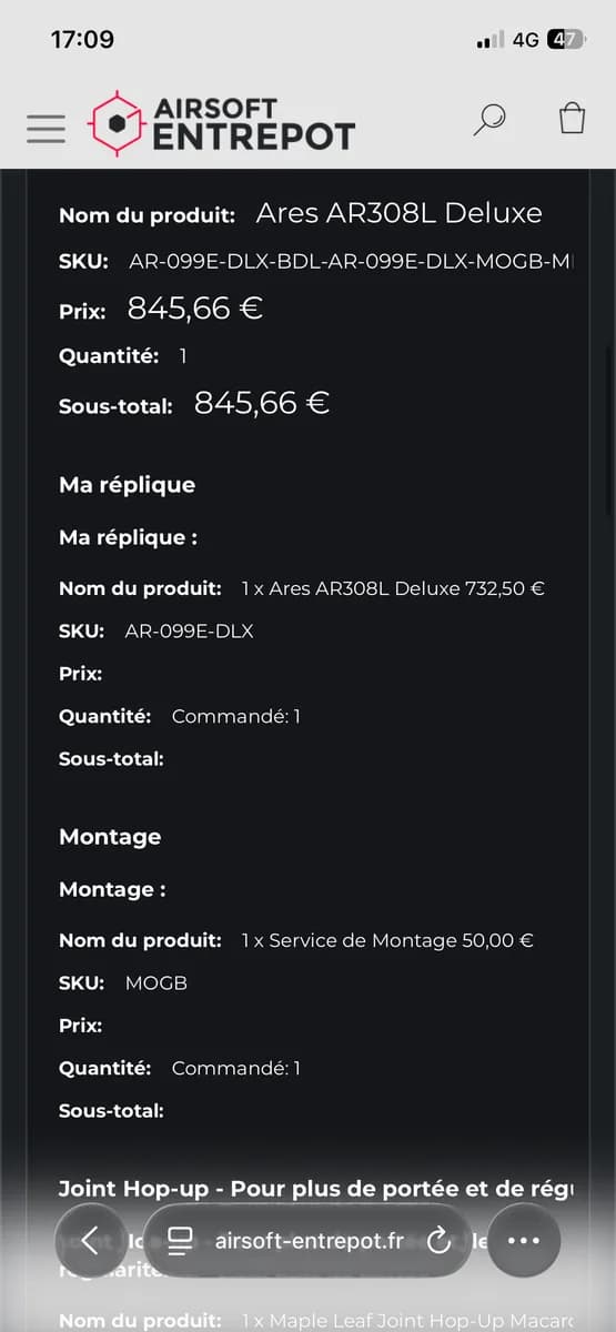Ares Ar308L deluxe mini 6