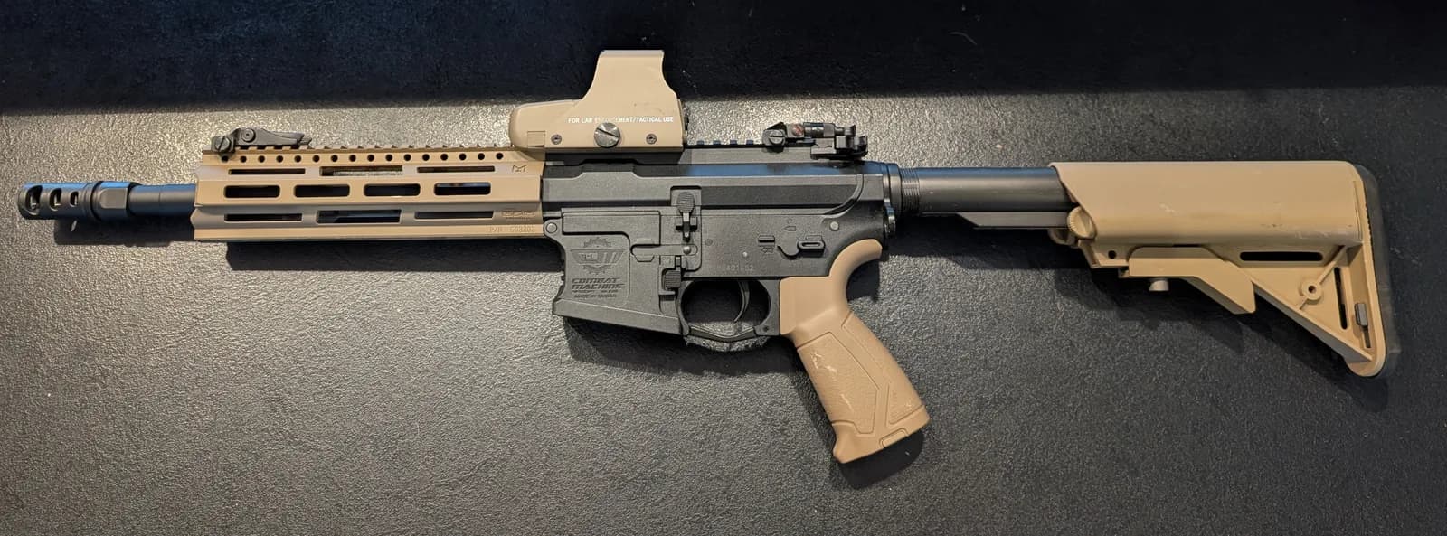G&G Combat Machine M4 noir/tan avec viseur mini 2